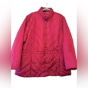 Lane Bryant Quilted Puffer Jacket Coat size 26